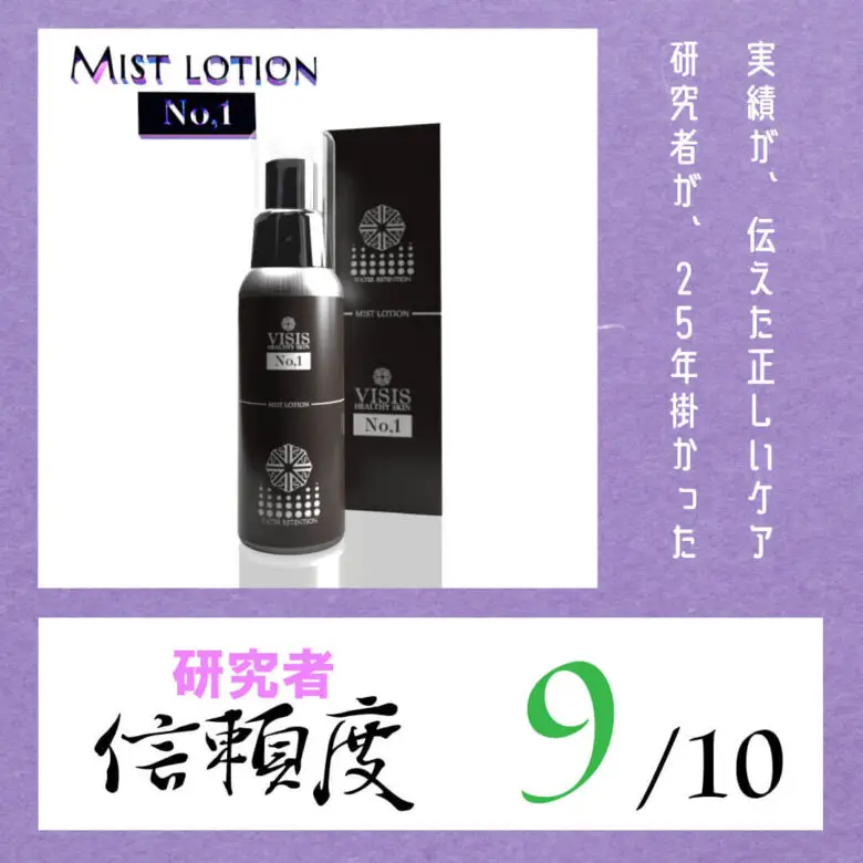 Read more about the article VISIS HEALTHY SKIN　MistLotionNo,1