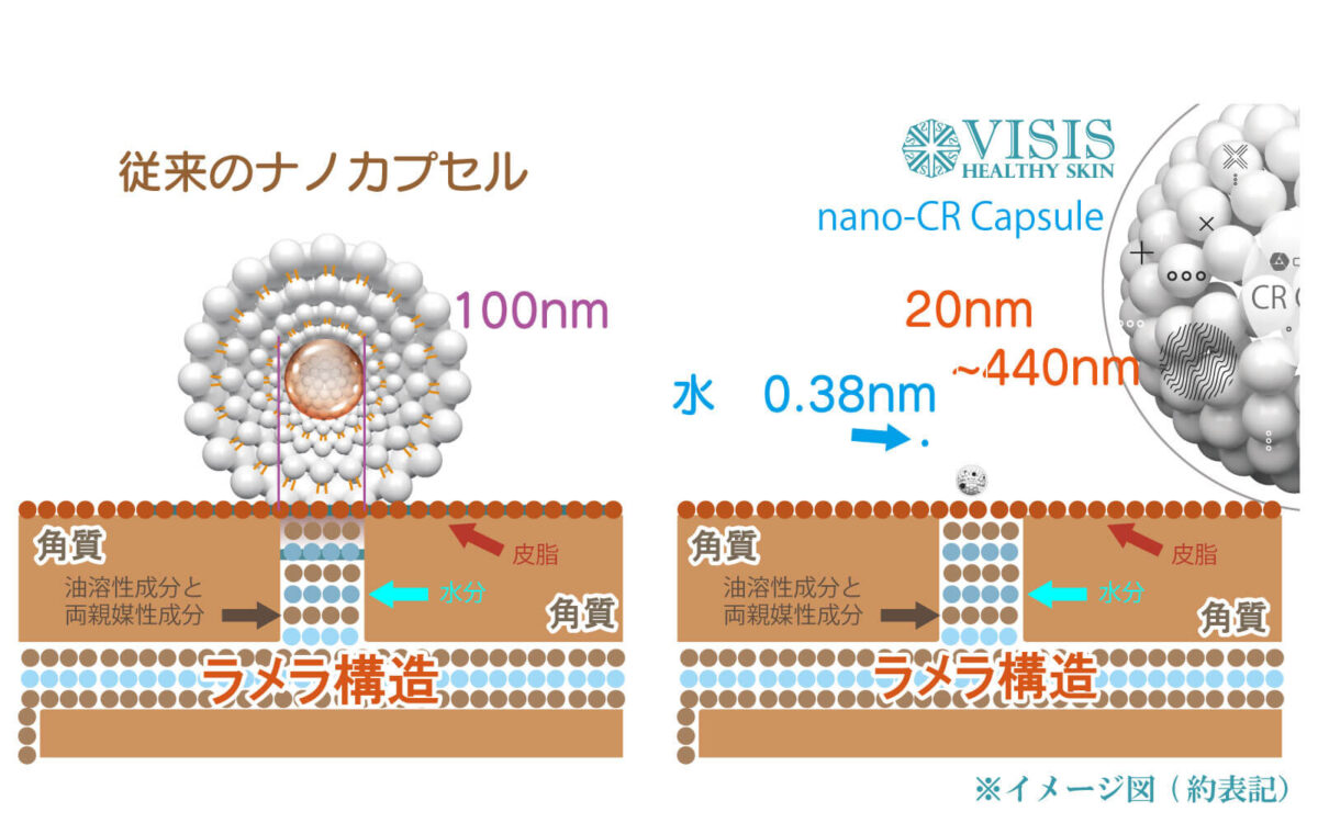 ナノカプセルの違い