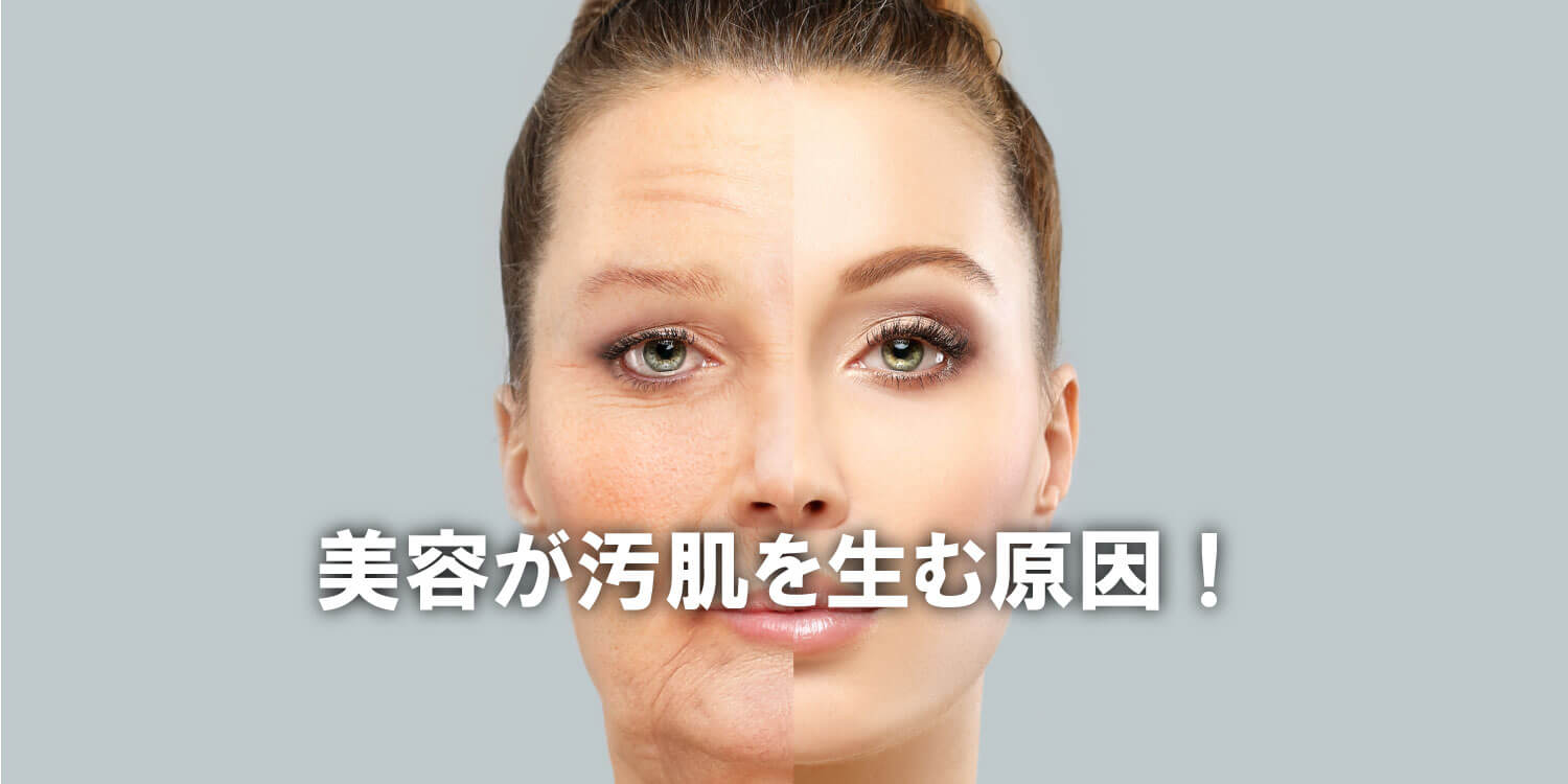 You are currently viewing 美容の何が悪い❓肌と体内の違い